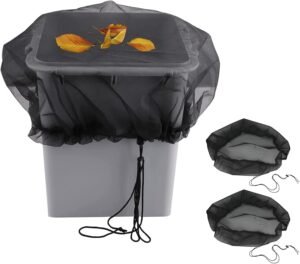Outdoor Rain Barrel Mesh Cover
